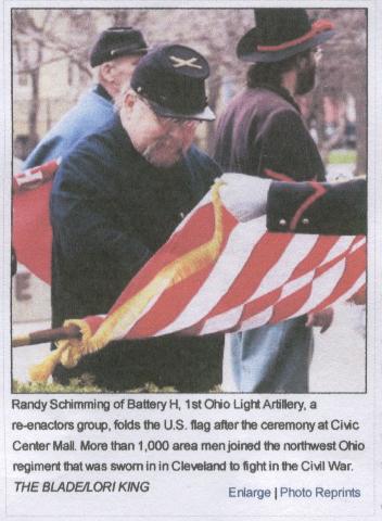 Civil War Urn rededication